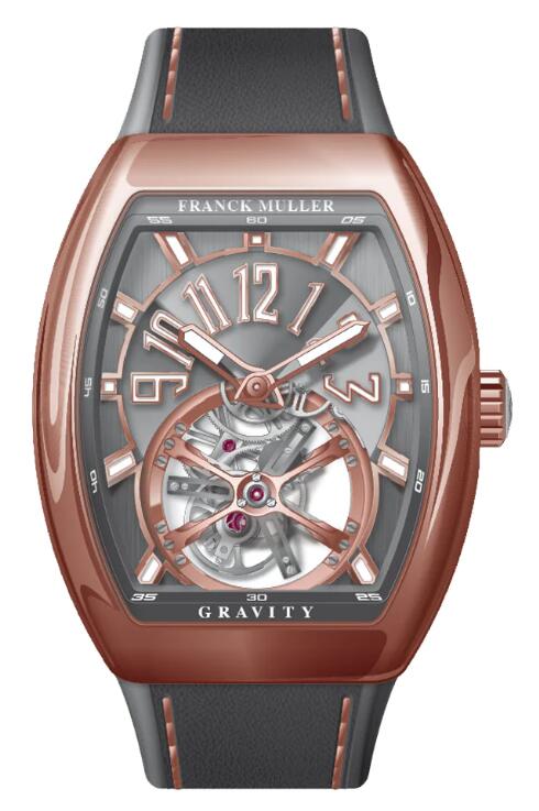 Review Franck Muller Vanguard Gravity Tourbillon Replica Watch V 41 T GRAVITY CS (TT) (5N) (TT BLC 5N)